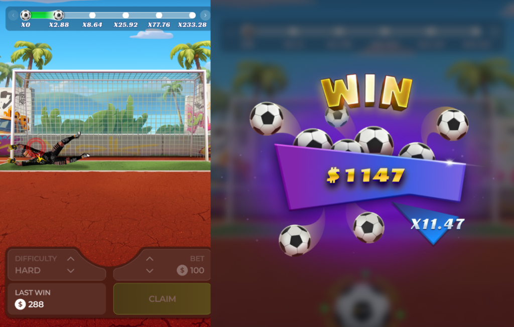 Penalty Unlimited App win